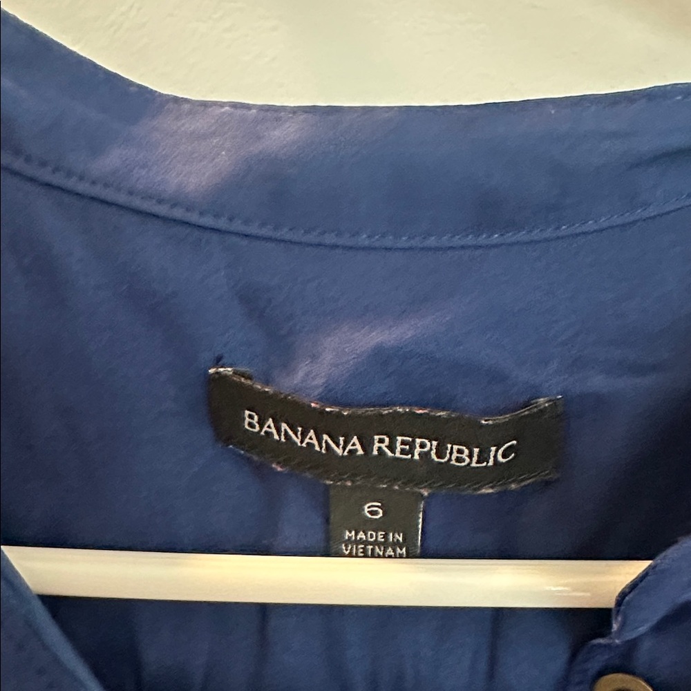 Banana Republic Navy Sleeveless Tiered Maxi Dress - Picture 2 of 7
